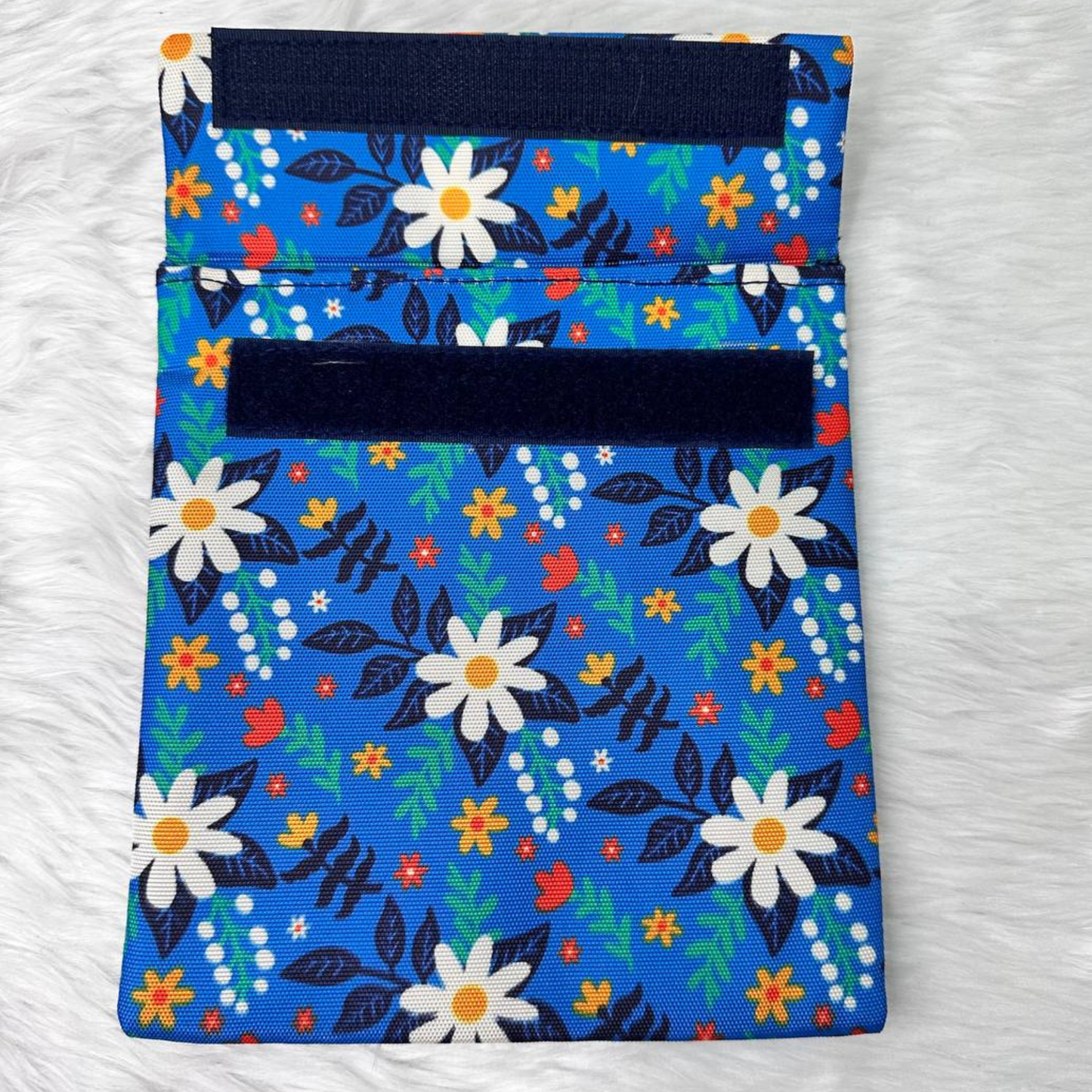 Sandwich Bag Flower Print Blue - B1