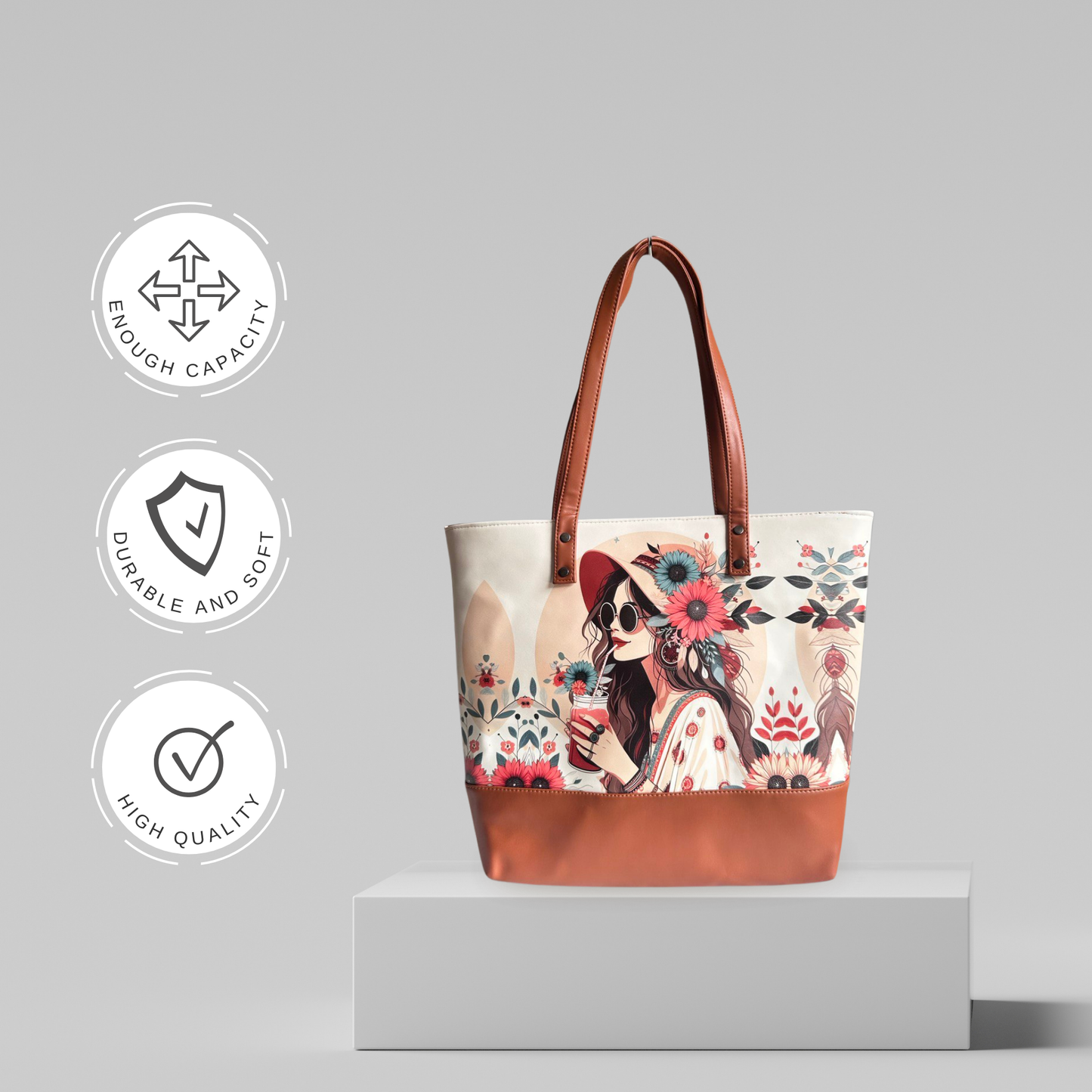 TOTE GIRL BROWN G3