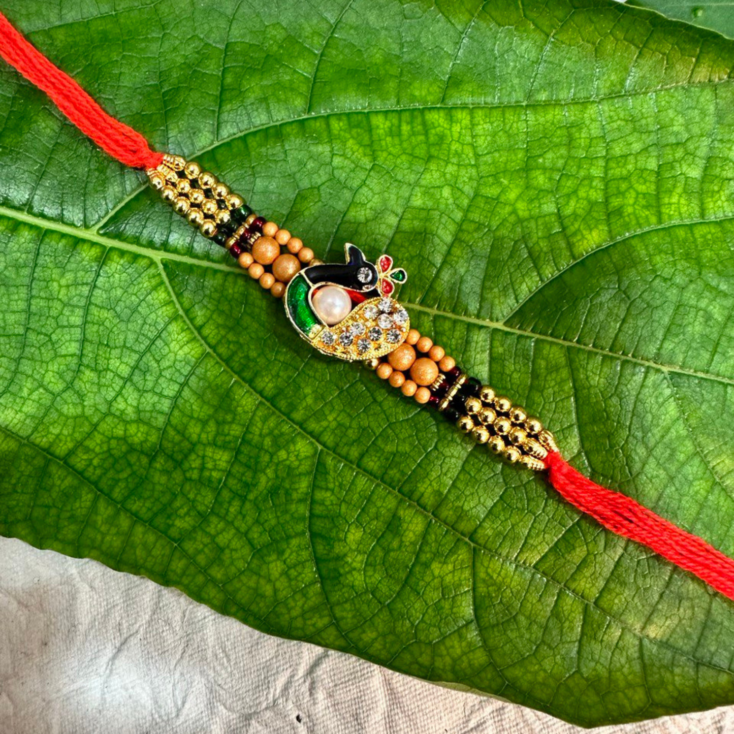 Peacock Single Rakhi For Brother