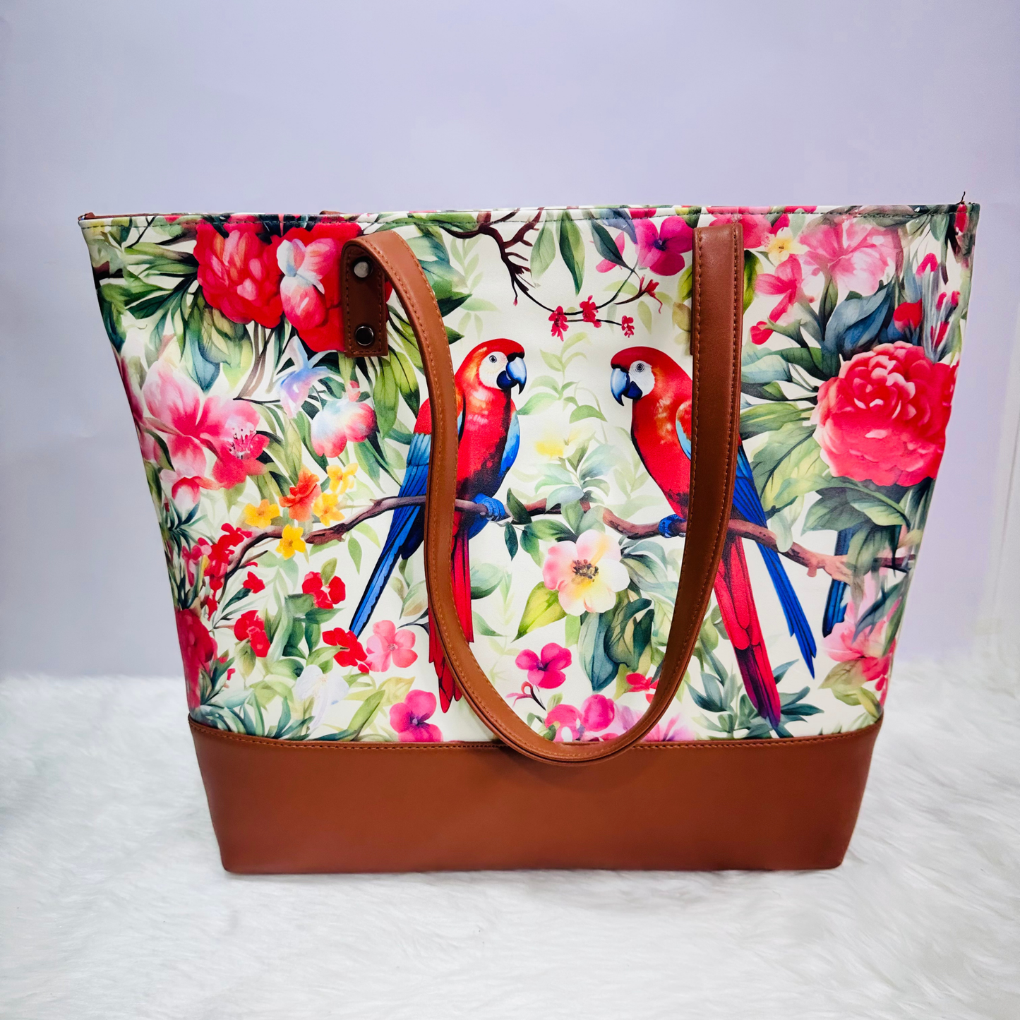 TOTE PARROT PRINT G1