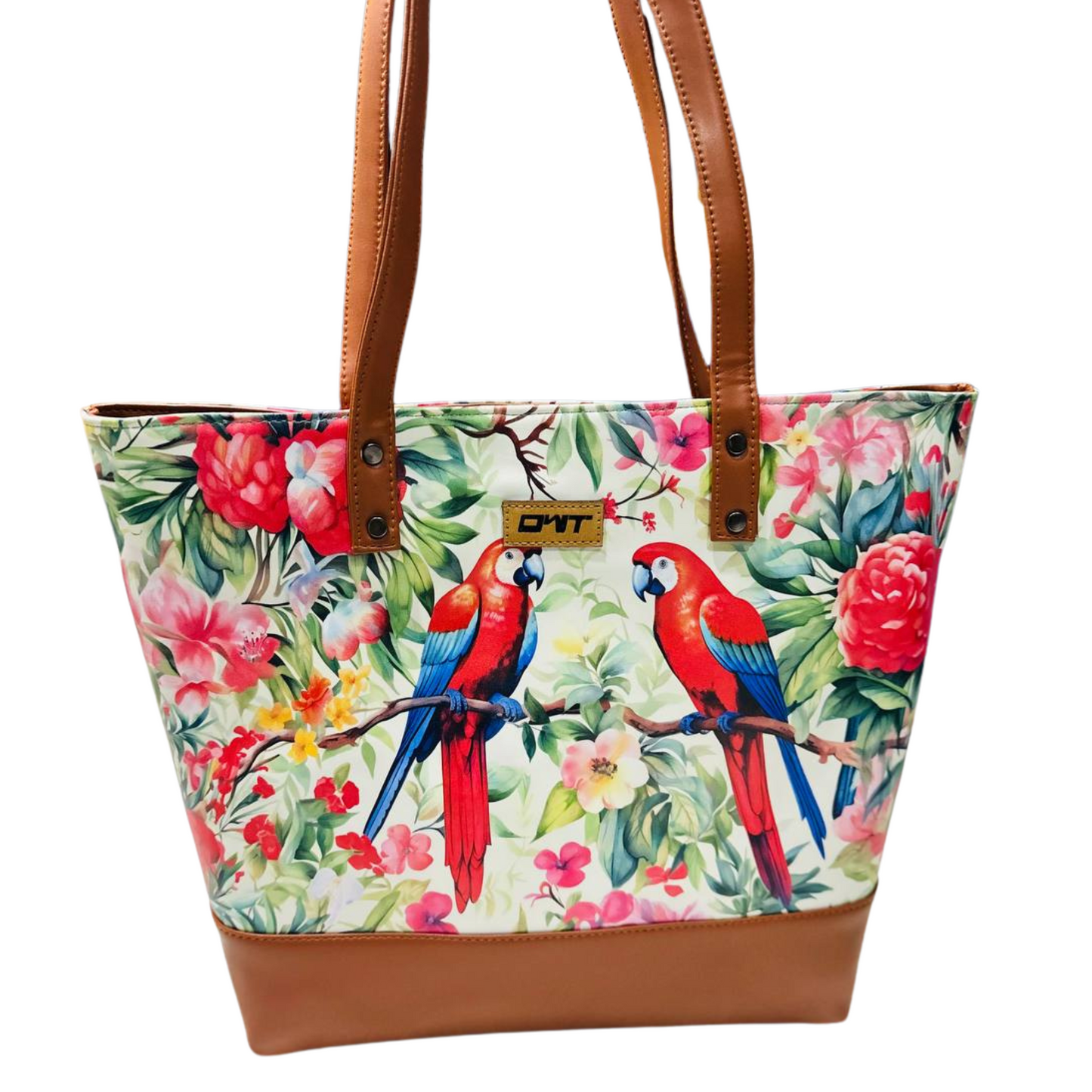 TOTE PARROT PRINT G1
