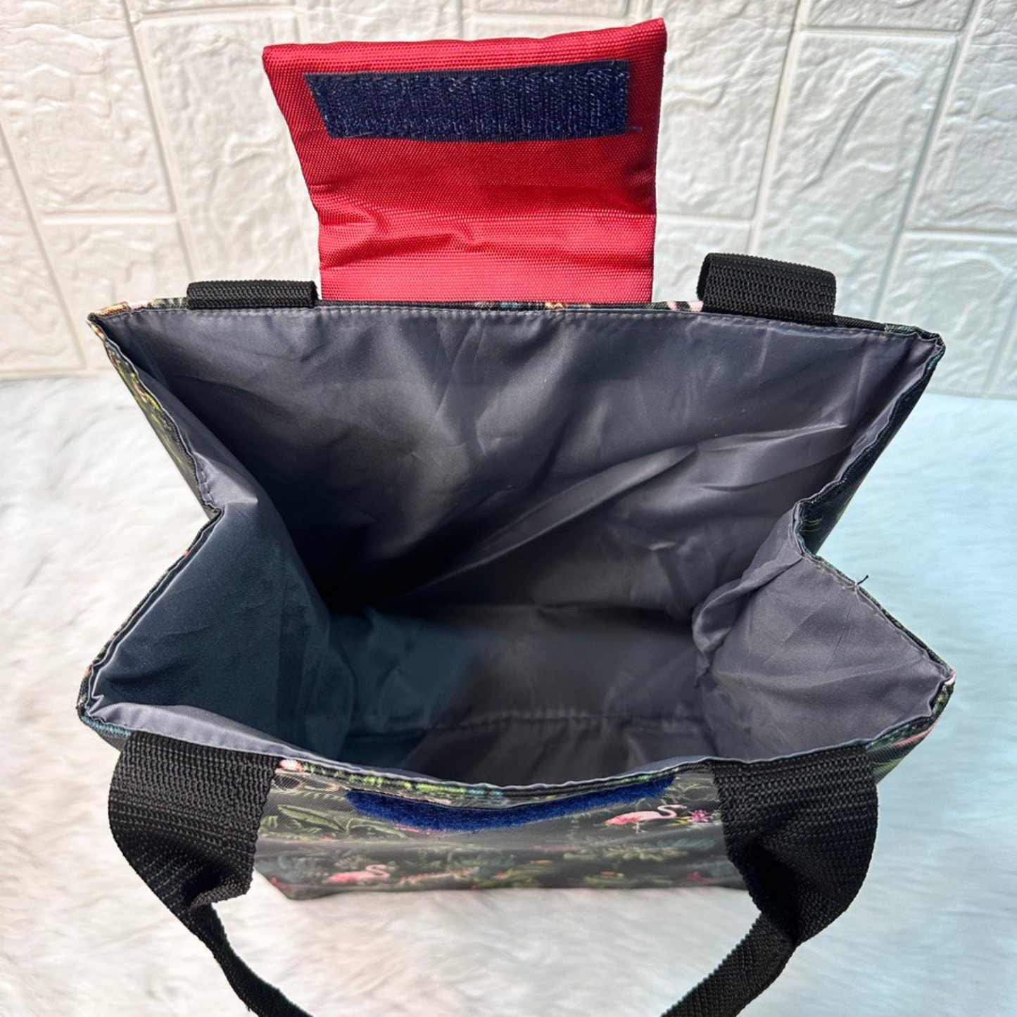 Lunch Bag Animal Print Green - A1