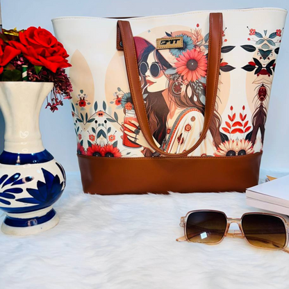 TOTE GIRL BROWN G3