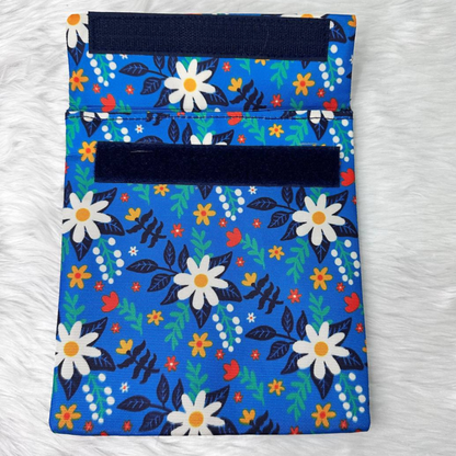 Sandwich Bag Flower Print Blue - B1