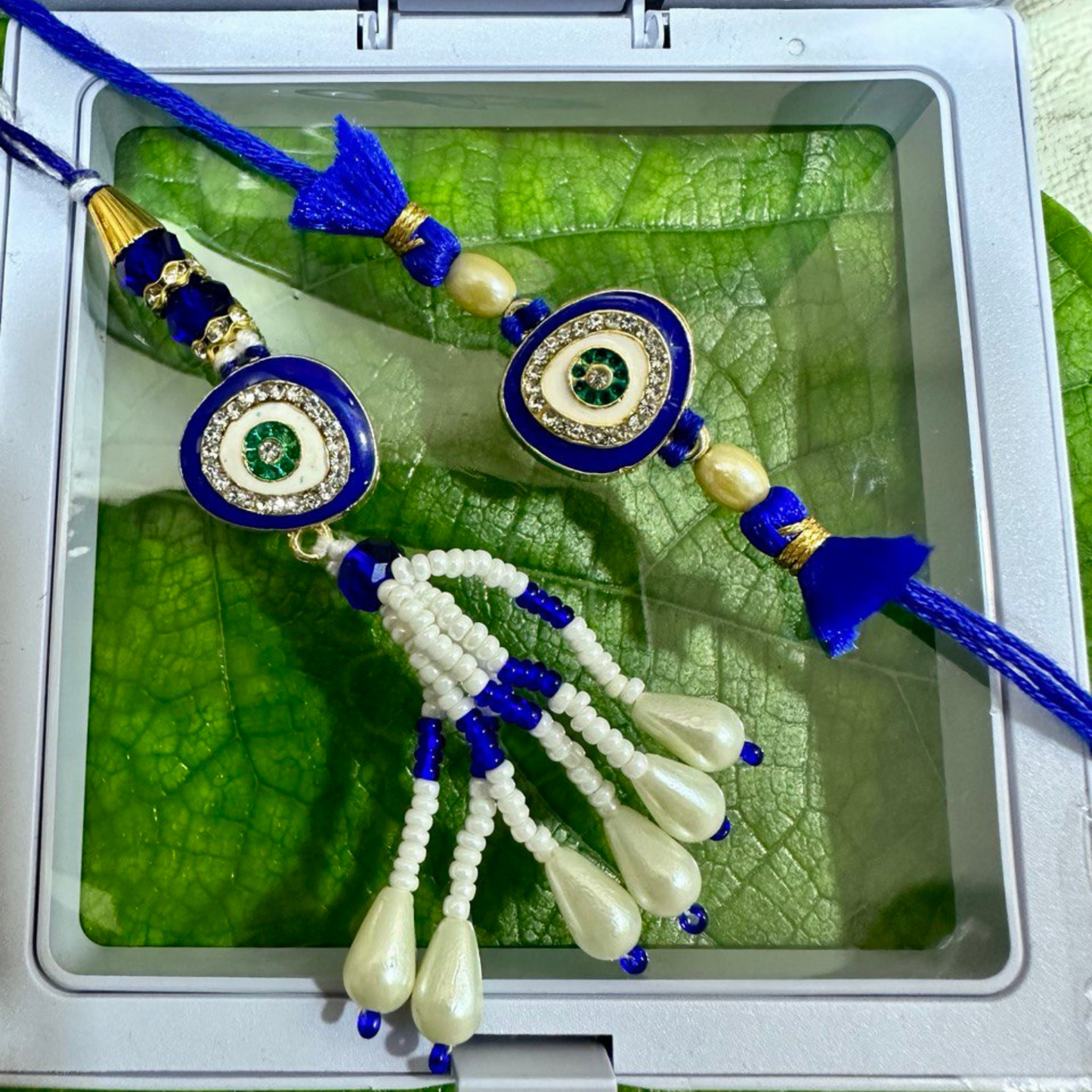 Evil Eye Bhaiya Bhabhi rakhi Set