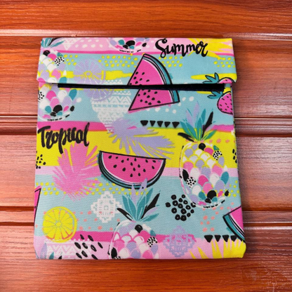 Sandwich Bag Fruit Print Pink - B2