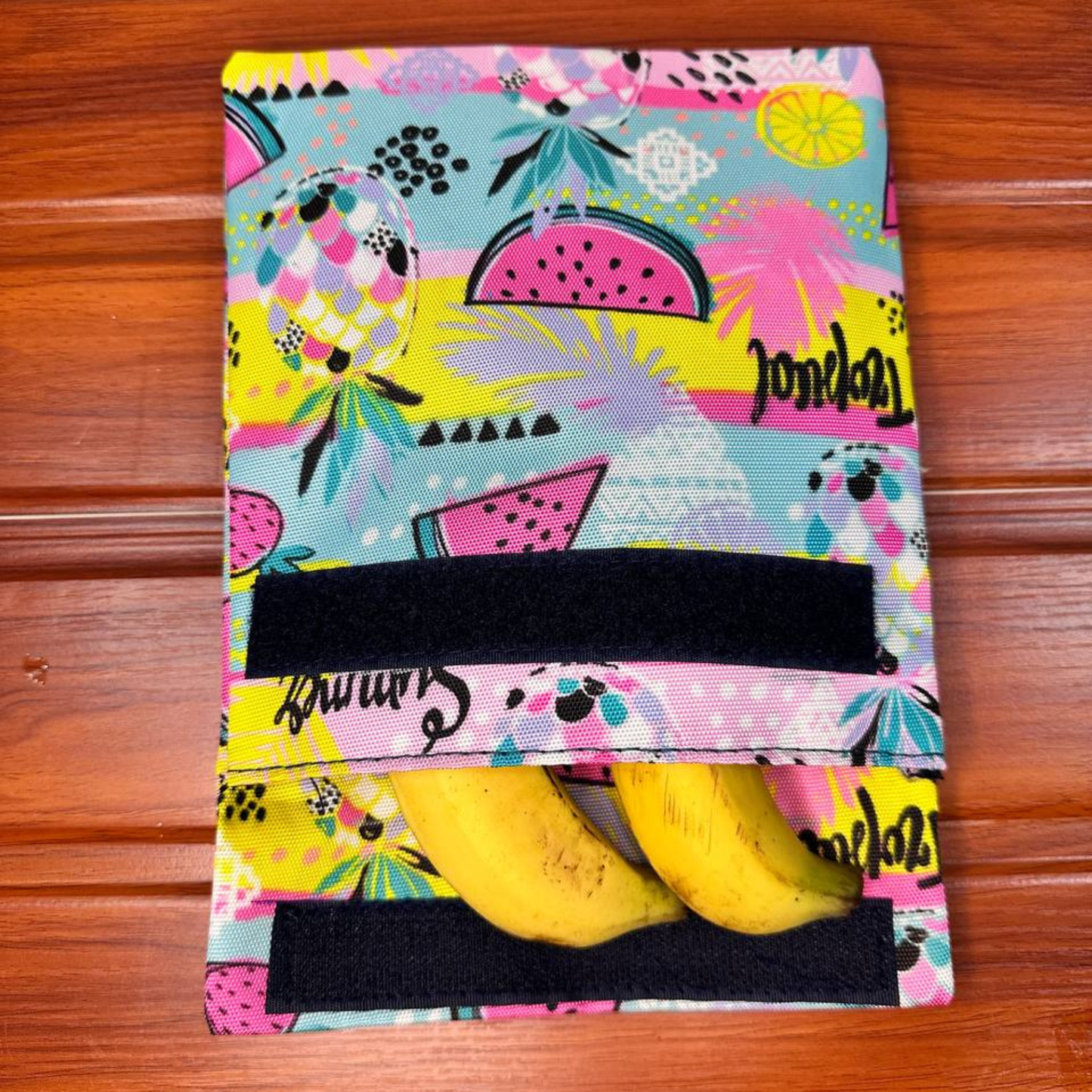Sandwich Bag Fruit Print Pink - B2