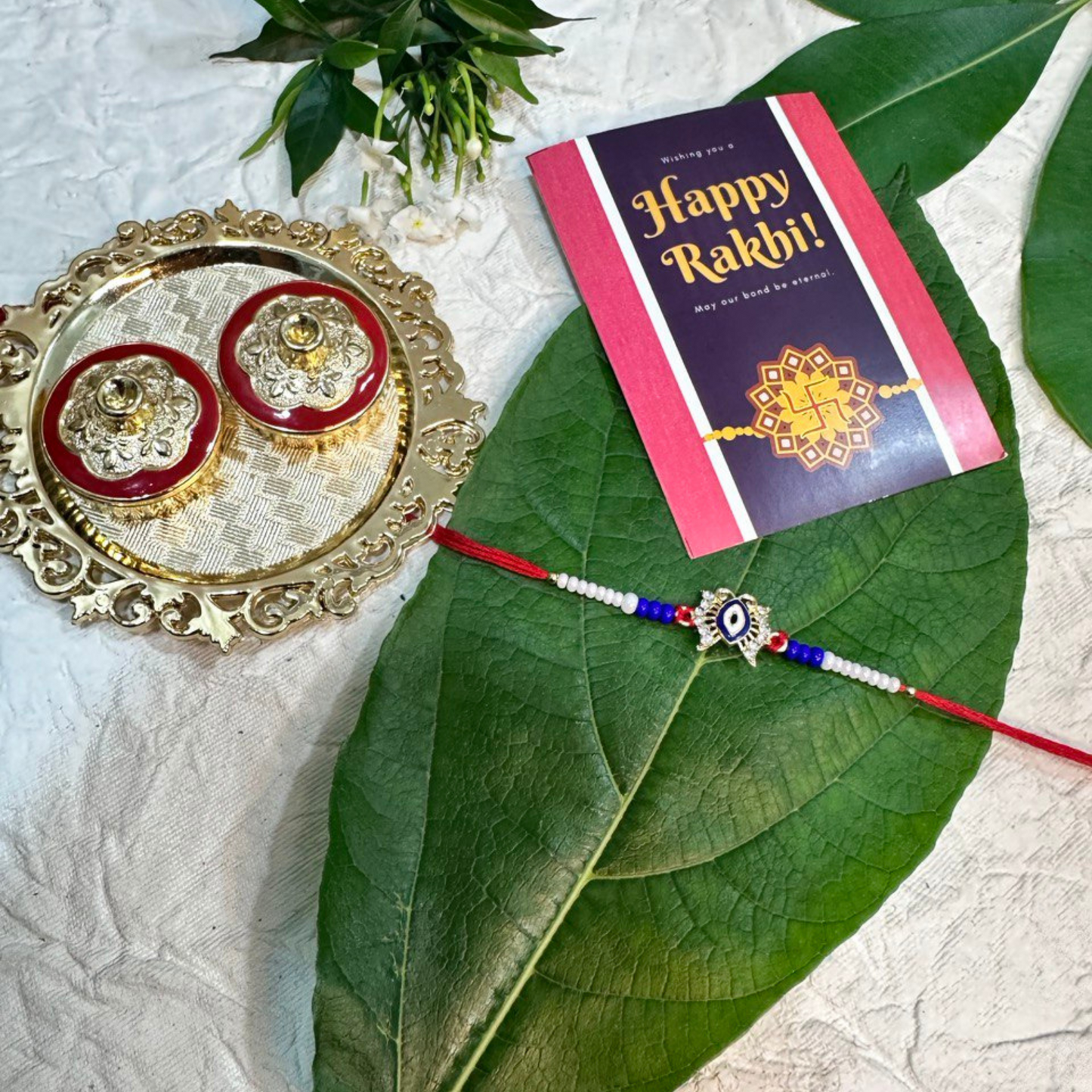 Evil Eye Butterfly Rakhi