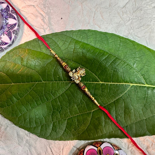 Ganapati Single Rakhi For Brother