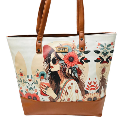 TOTE GIRL BROWN G3