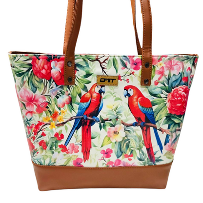 TOTE PARROT PRINT G1