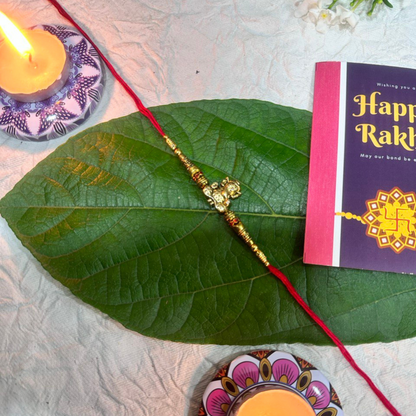 Ganapati Single Rakhi For Brother