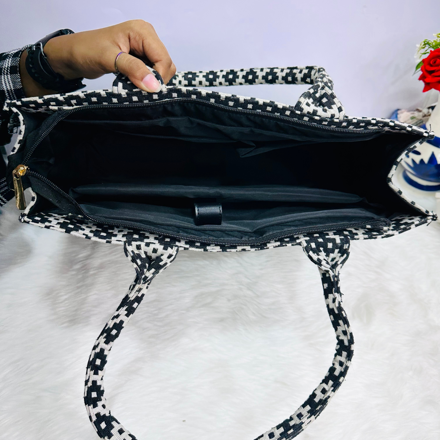 EMMY BOX TOTE BAGM - D4