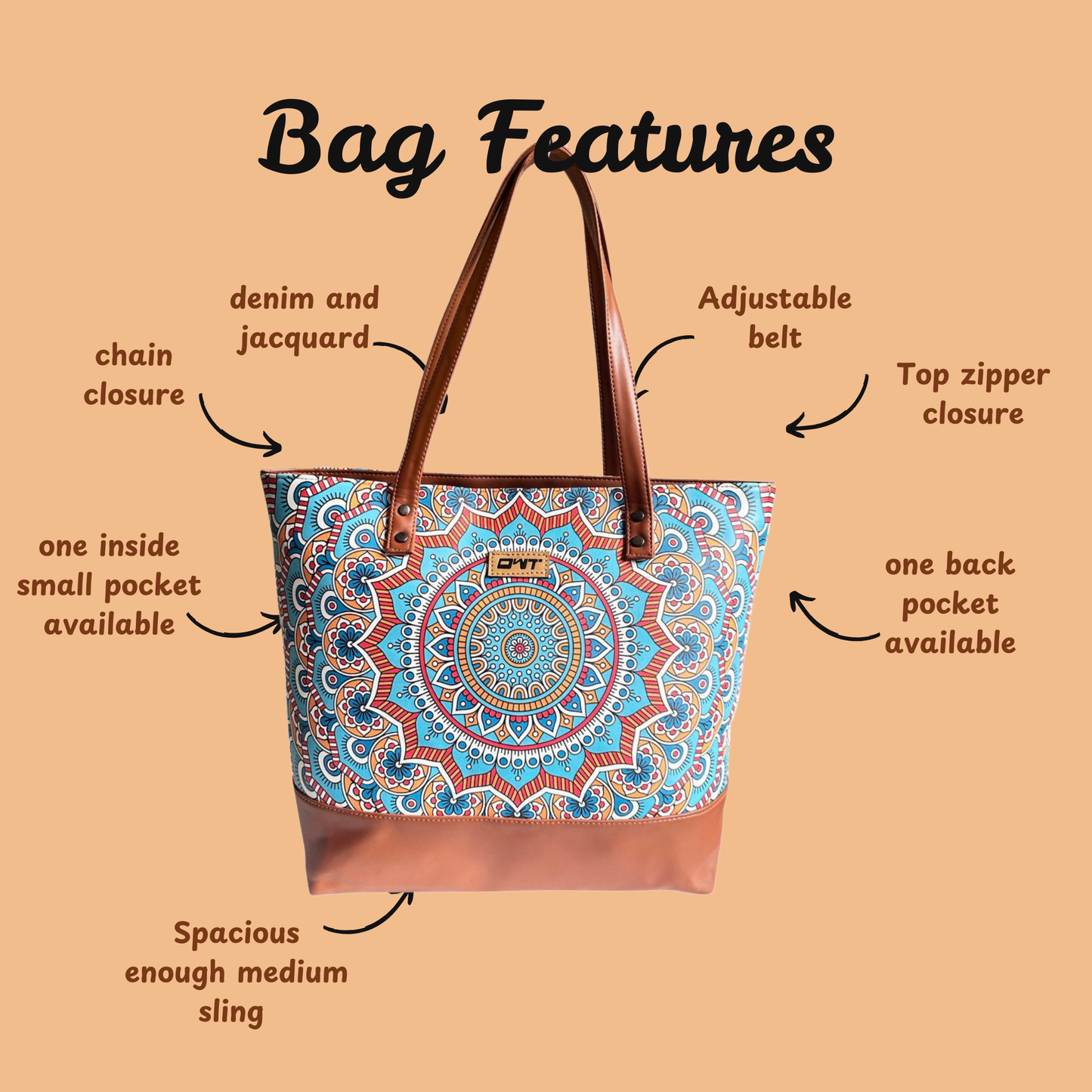 TOTE Mandala Print G2
