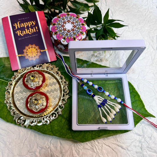 Evil Eye Bhaiya Bhabhi rakhi Set