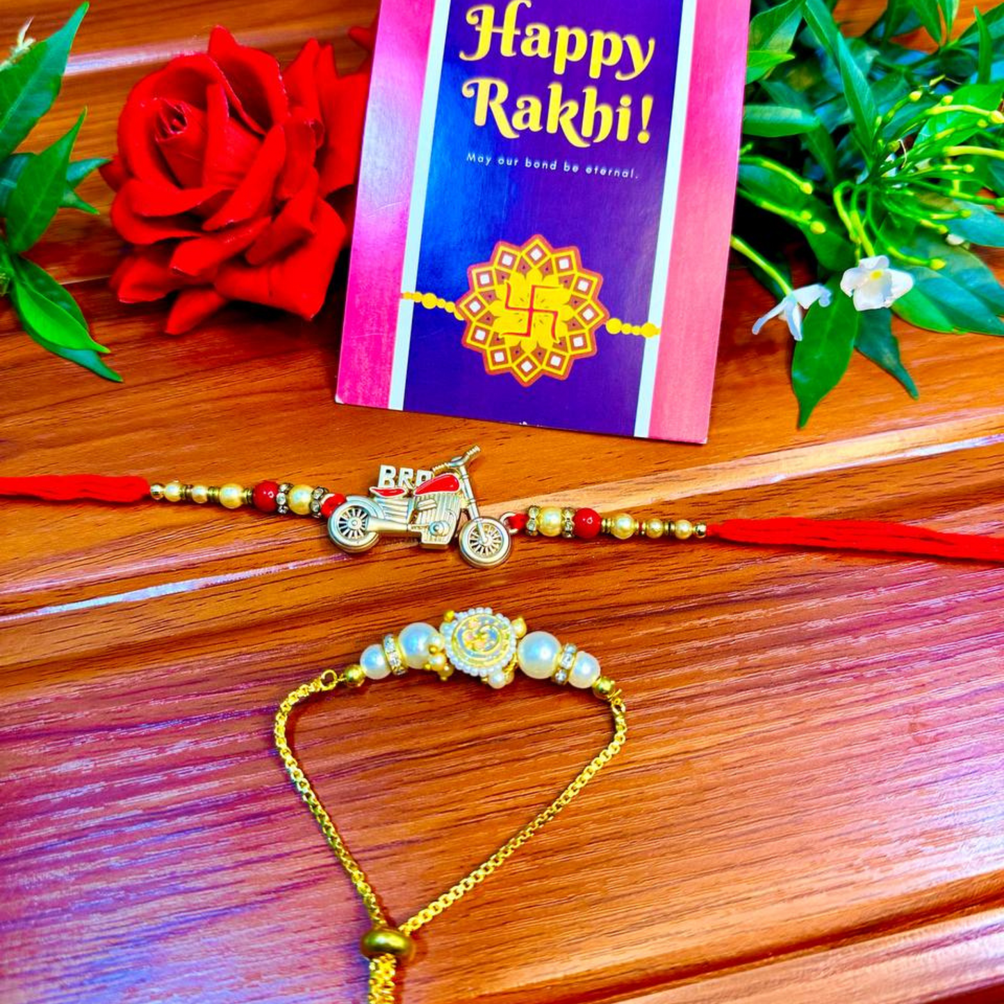 Evil Eye Bhaiya Bhabhi Rakhi Set