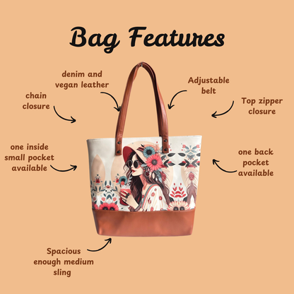 TOTE GIRL BROWN G3