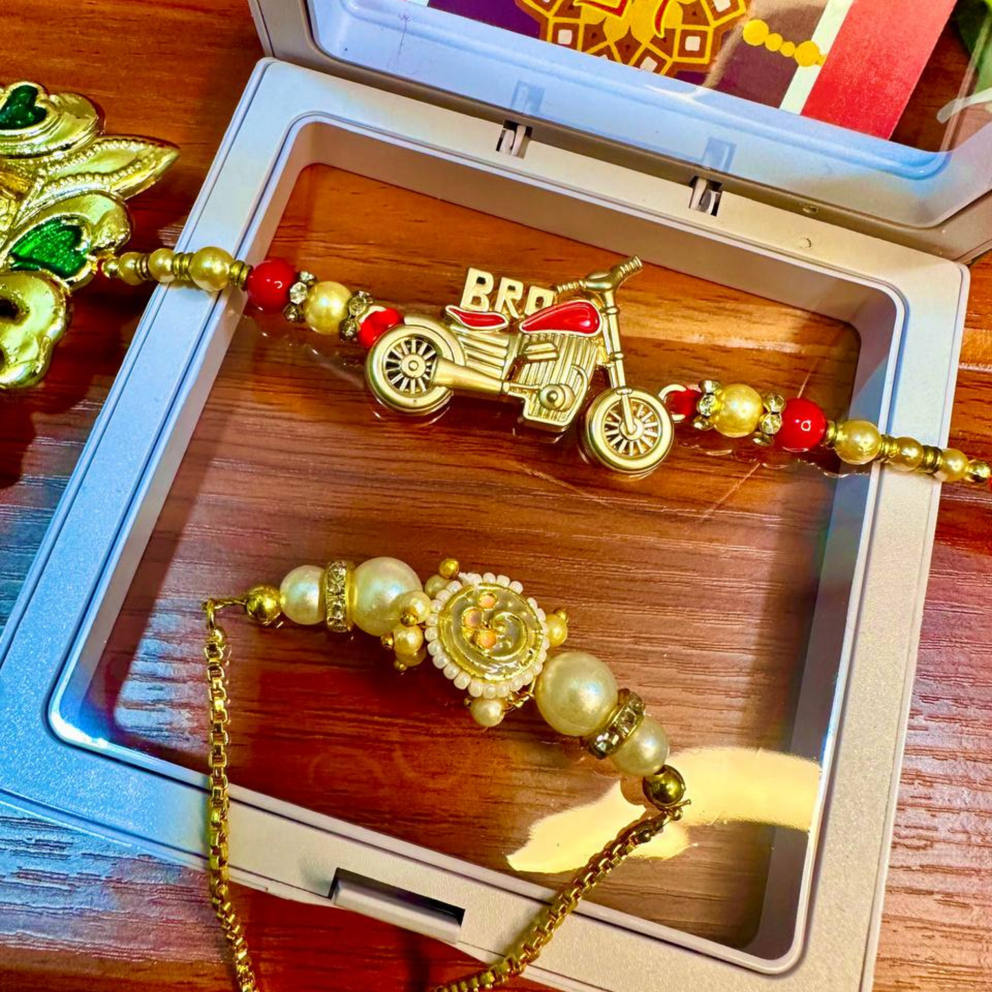 Evil Eye Bhaiya Bhabhi Rakhi Set