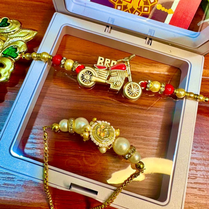 Evil Eye Bhaiya Bhabhi Rakhi Set