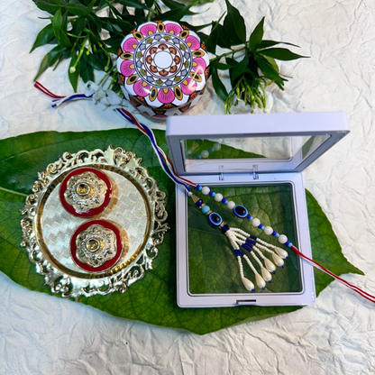Evil Eye Bhaiya Bhabhi rakhi Set