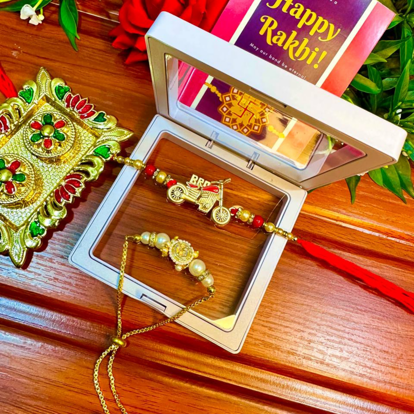 Evil Eye Bhaiya Bhabhi Rakhi Set