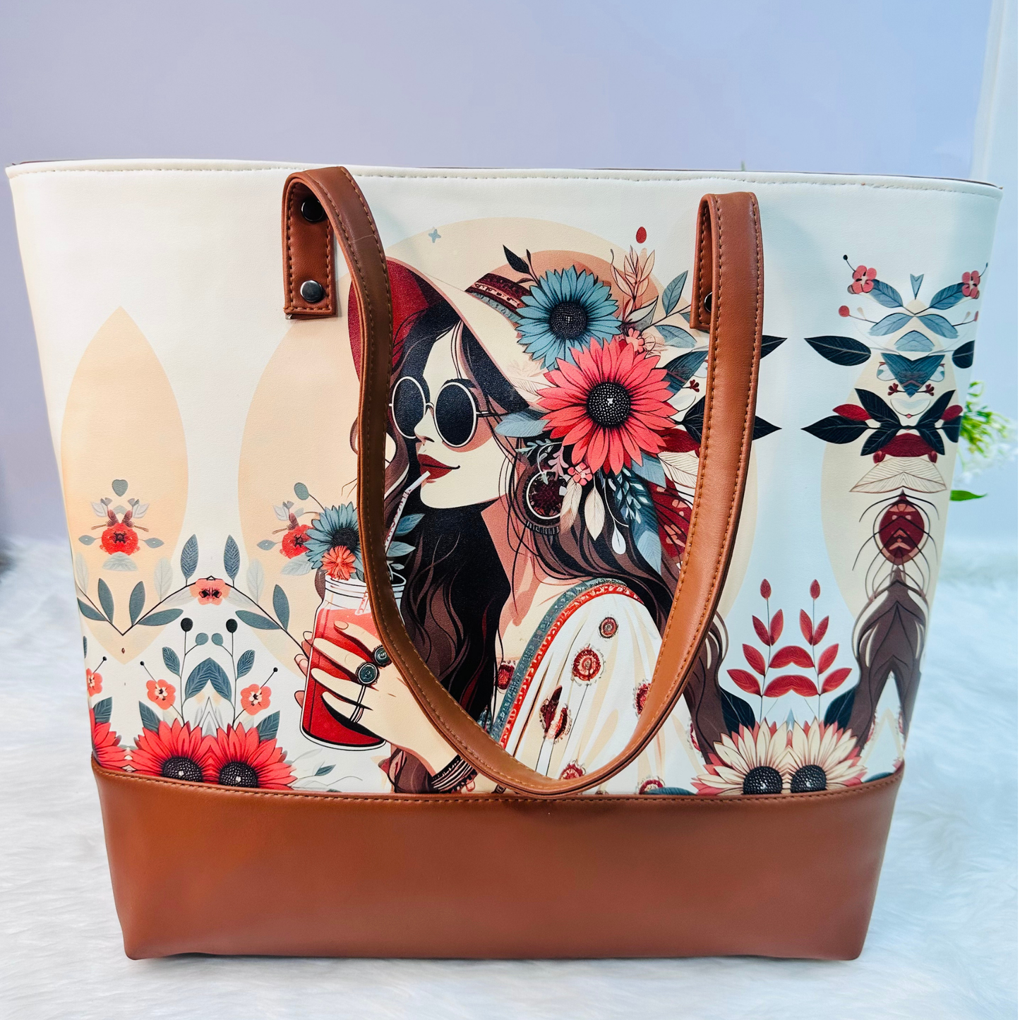 TOTE GIRL BROWN G3