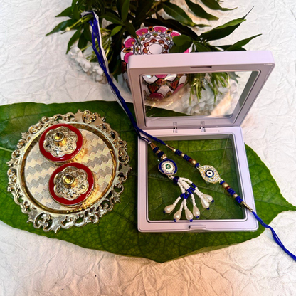 Evil Eye Bhaiya Bhabhi Rakhi Set