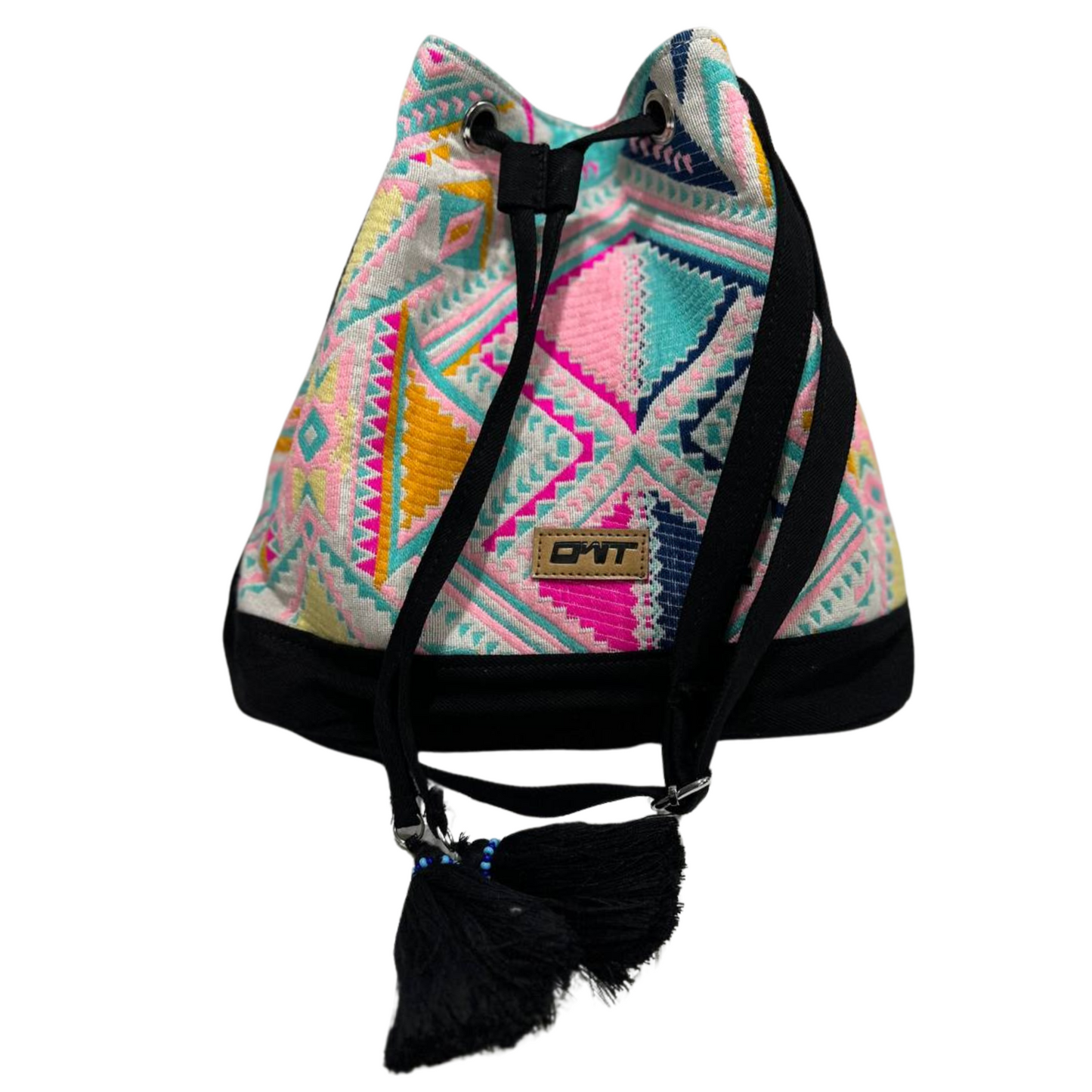 BOHOSTYLE DRAWSTRING JHOLA BAG - C2