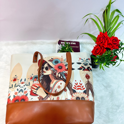 TOTE GIRL BROWN G3