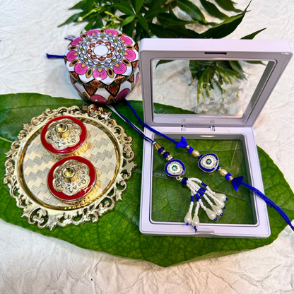 Evil Eye Bhaiya Bhabhi rakhi Set