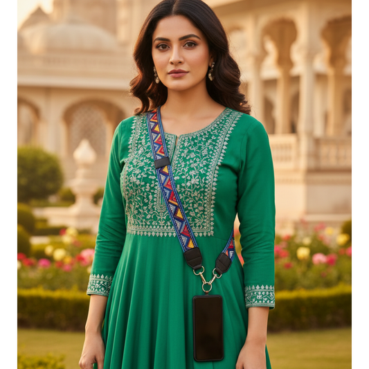 The " phone" Straps - Clipped Mobile Straps MANDALA PRINT -I5