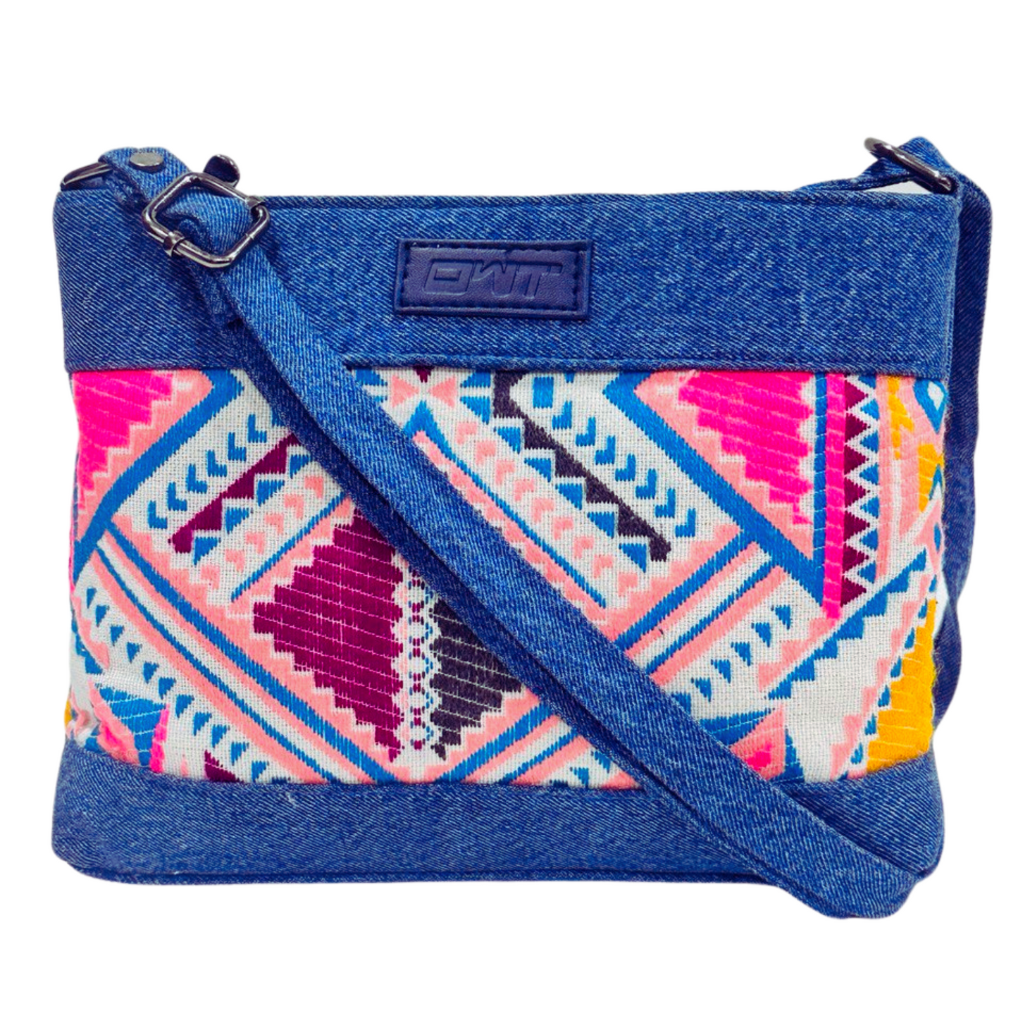 DURABLE BLUE DENIM SLING BAG - A7