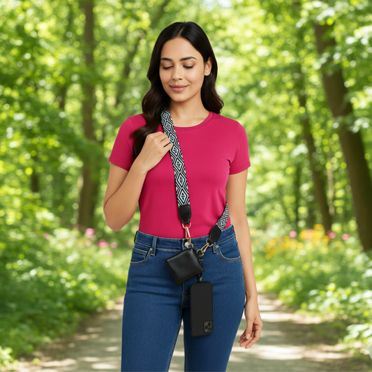 The " phone" Straps - Clipped Mobile Straps Diamond Blue I1