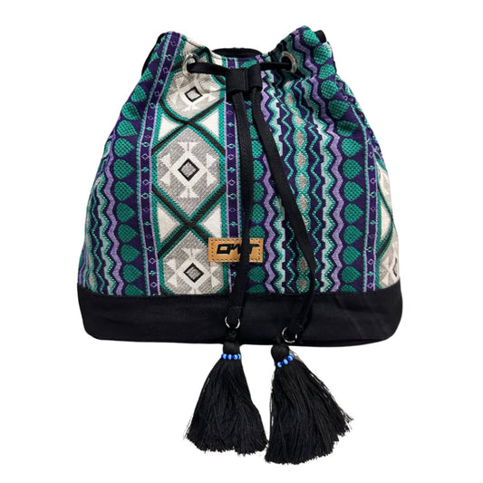 BOHOSTYLE DRAWSTRING JHOLA BAG - C1