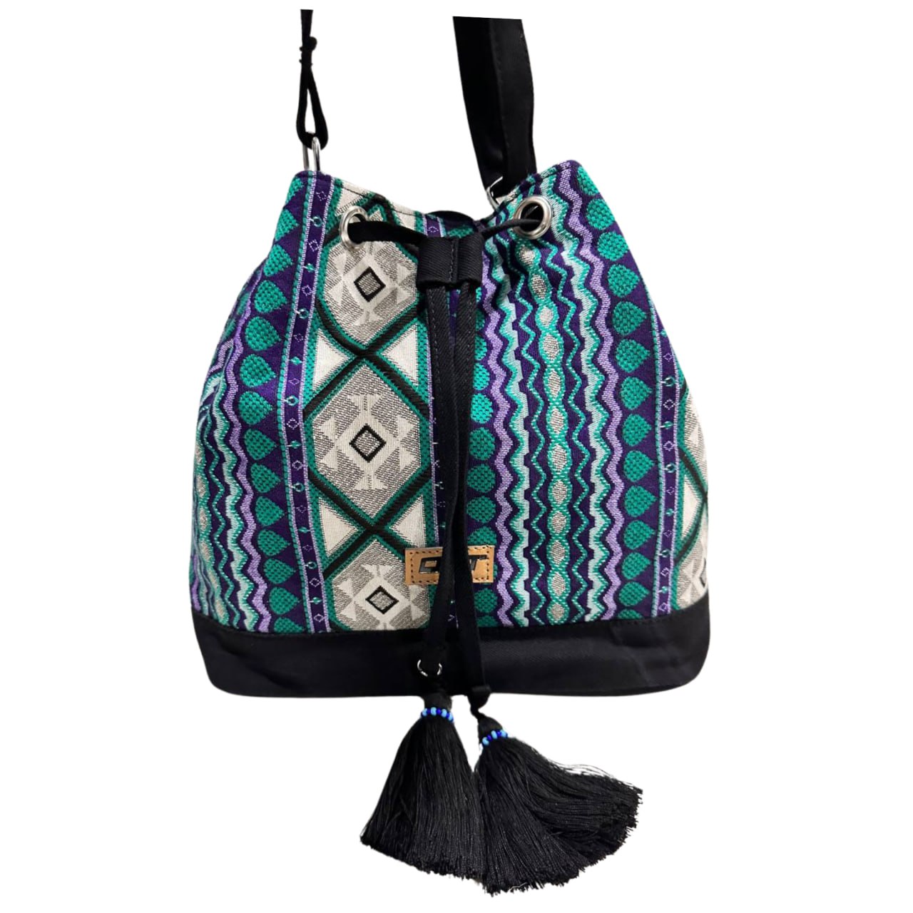 BOHOSTYLE DRAWSTRING JHOLA BAG - C1