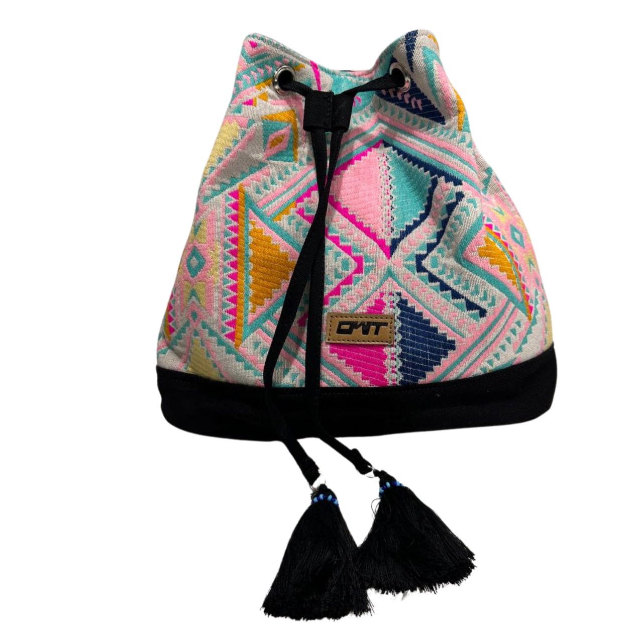 BOHOSTYLE DRAWSTRING JHOLA BAG - C2